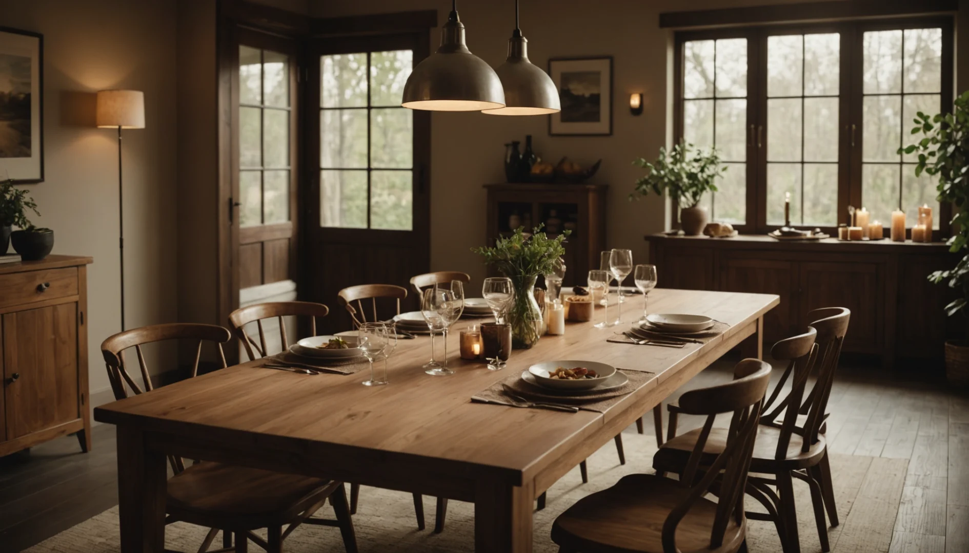 manger sur une table en bois sans nappe
