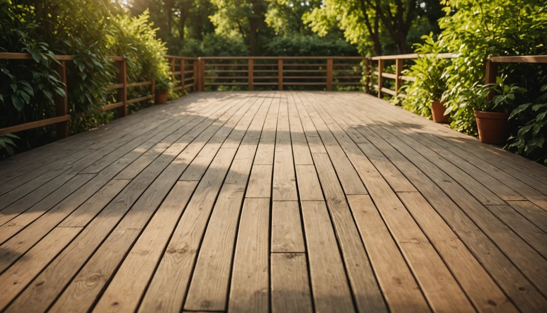 calcul de l’espacement pour une terrasse en bois