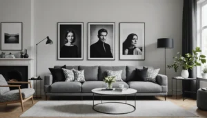 photos noir et blanc pour salon