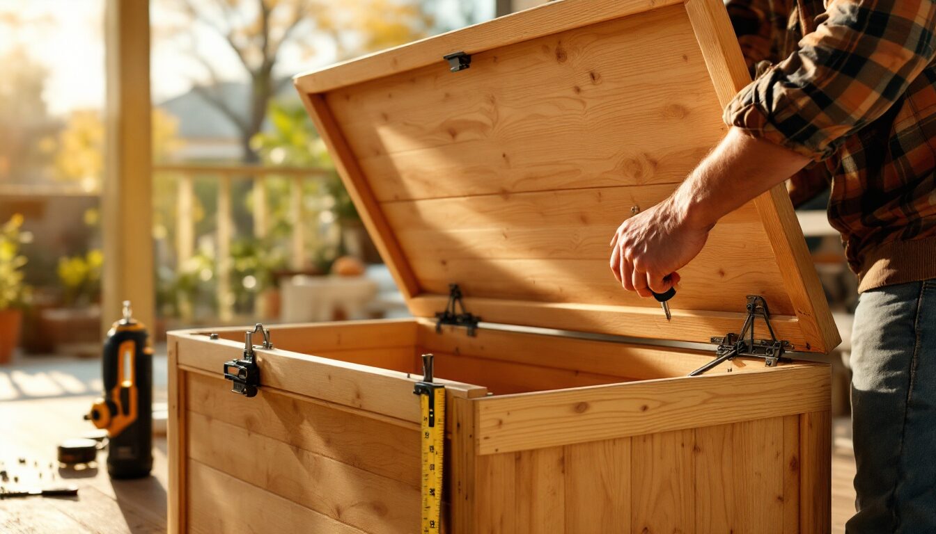 fabriquer un coffre pour store banne