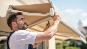 tarif changement toile store banne